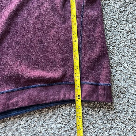 Tommy Bahama Quarter Zip Pullover Mens Medium Burgundy Navy Normcore Coastal Dad - Picture 6 of 8